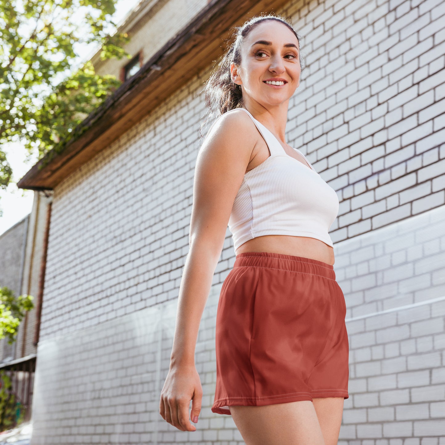 Short de sport recyclé femme