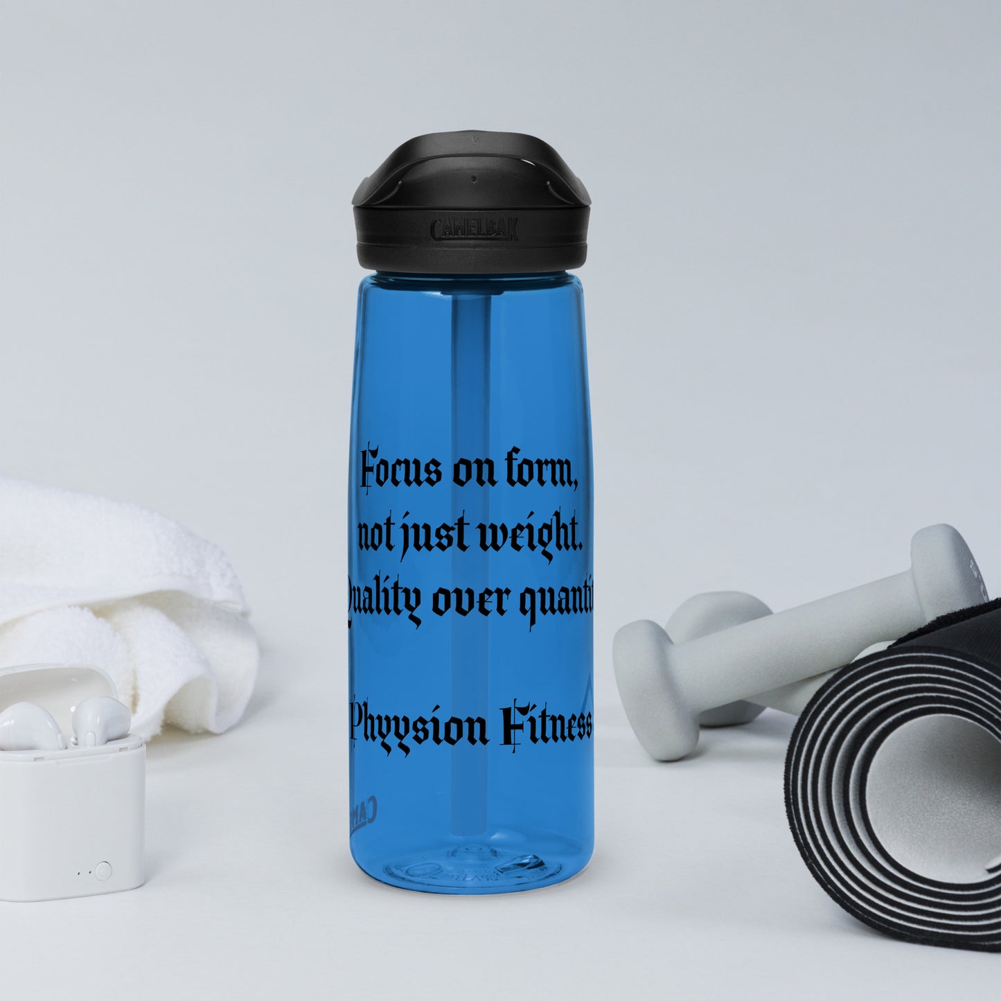 Bouteille d'eau sport Phyysion "motivation"